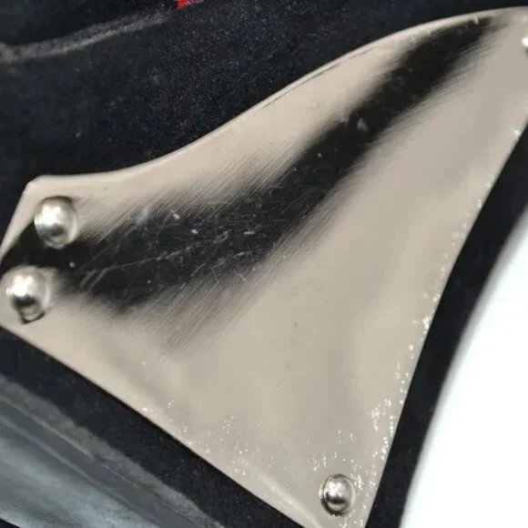 Alba Black and Red Platform Shoes - Picture 14 of 16